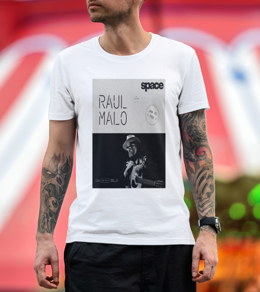 RAUL MALO at SPACE Jan 31-Feb 1 1245 Chicago Avenue Evanston 2025 T-Shirt