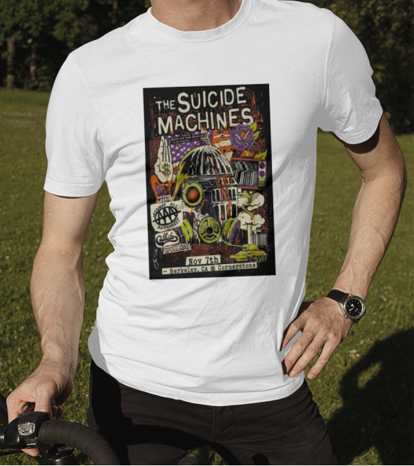 The Suicide Machines Against All Authority Catbite Omnigone Berkeley CA November 7th T-Shirt