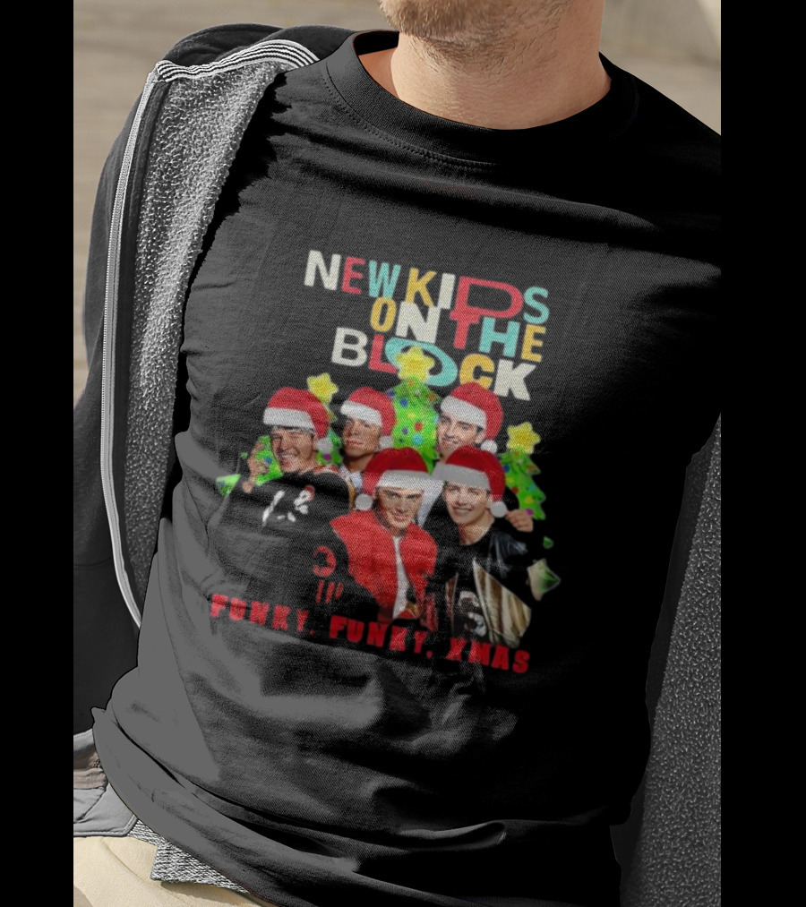 New Kids On The Block NKOTB Funky Funky Xmas Christmas T-Shirt