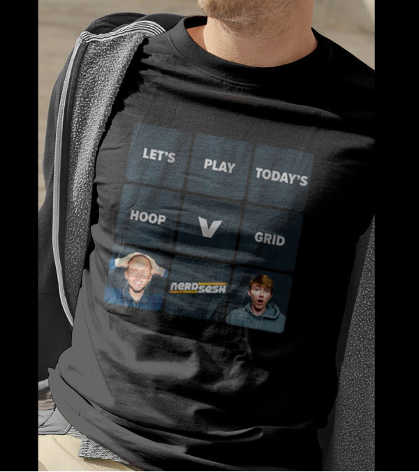 Let’s Play Today’s Hoop Grid Nerd Sesh V T-Shirt