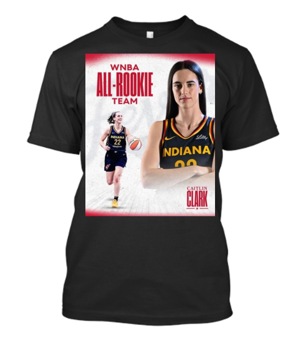 Caitlin Clark Indiana Fever WNBA All-Rookie Team T-Shirt