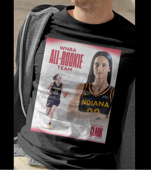 Caitlin Clark Indiana Fever WNBA All-Rookie Team T-Shirt