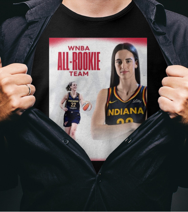 Caitlin Clark Indiana Fever WNBA All-Rookie Team T-Shirt