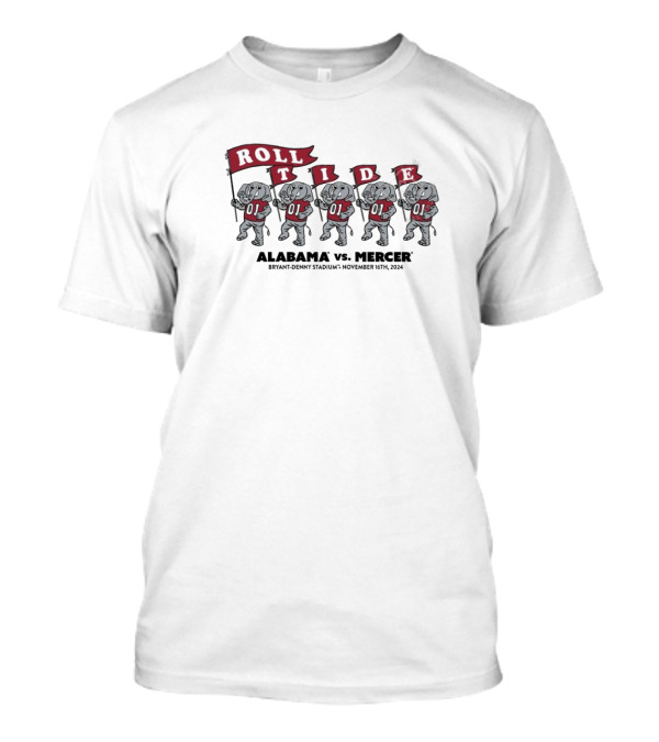 Alabama Crimson Tide Vs Mercer Bears Roll Tide Bryant-Denny Stadium November 16th T-Shirt