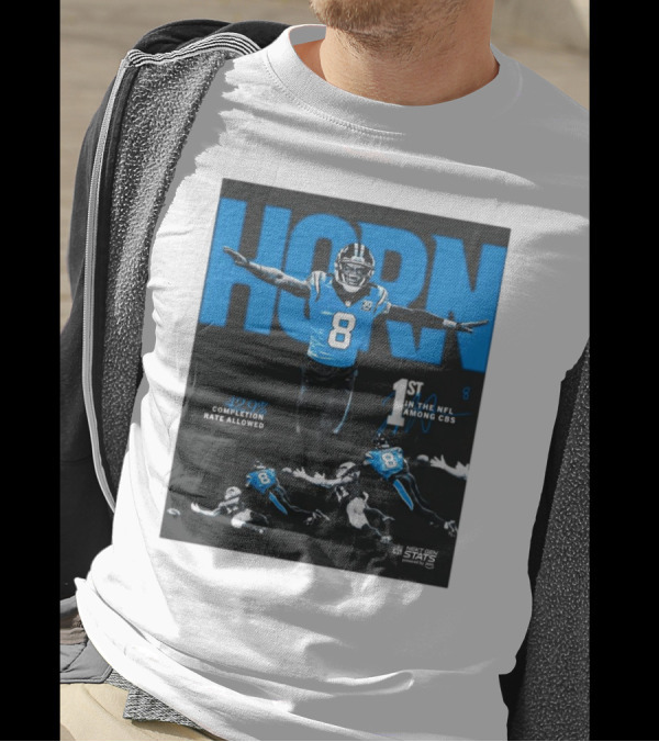 Carolina Panthers Jaycee Horn 1st In NFL Among CBs 42.0% Completion Rate Allowed T-Shirt