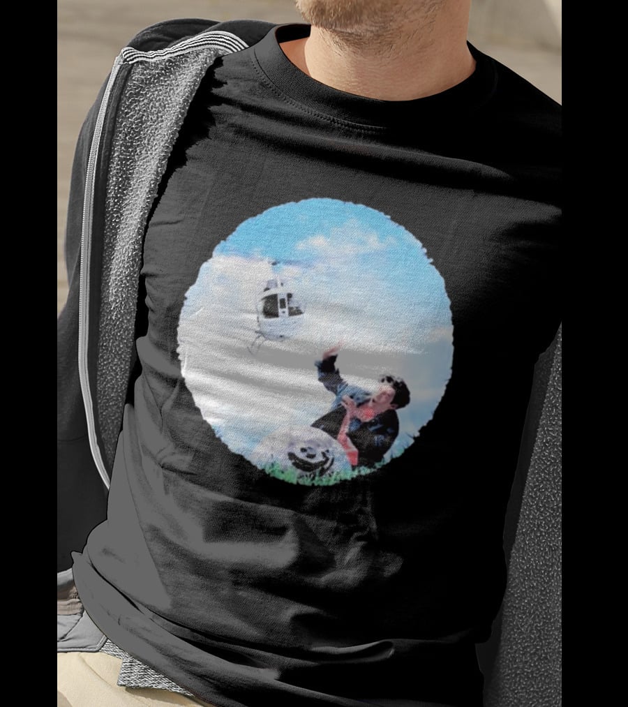 All But 6 Records Helicopter Happy Hunting T-Shirt