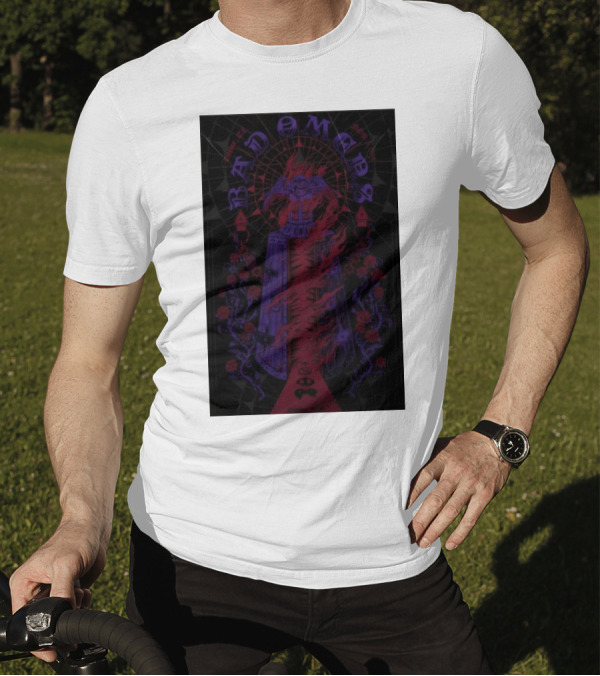 Bad Omens Nov 08 2024 Globe Life Field In Arlington Event Enigmatic Gothic Imagery Roses Wings T-Shirt
