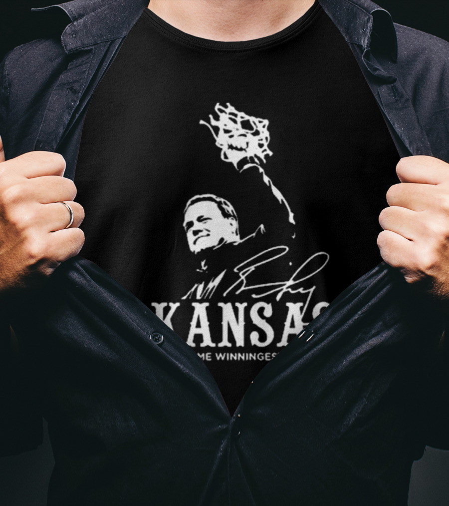 Bill Self Kansas All-Time Winningest Coach Signature T-Shirt
