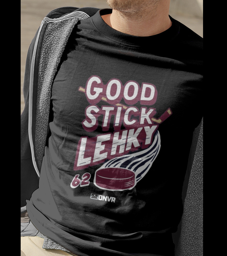DNVR Good Stick Lehky 62 Hockey Puck And Stick T-Shirt