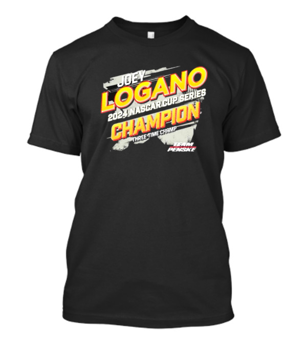 Joey Logano NASCAR Cup Series 2024 Champion Three-Time Champ Team Penske Vintage T-Shirt