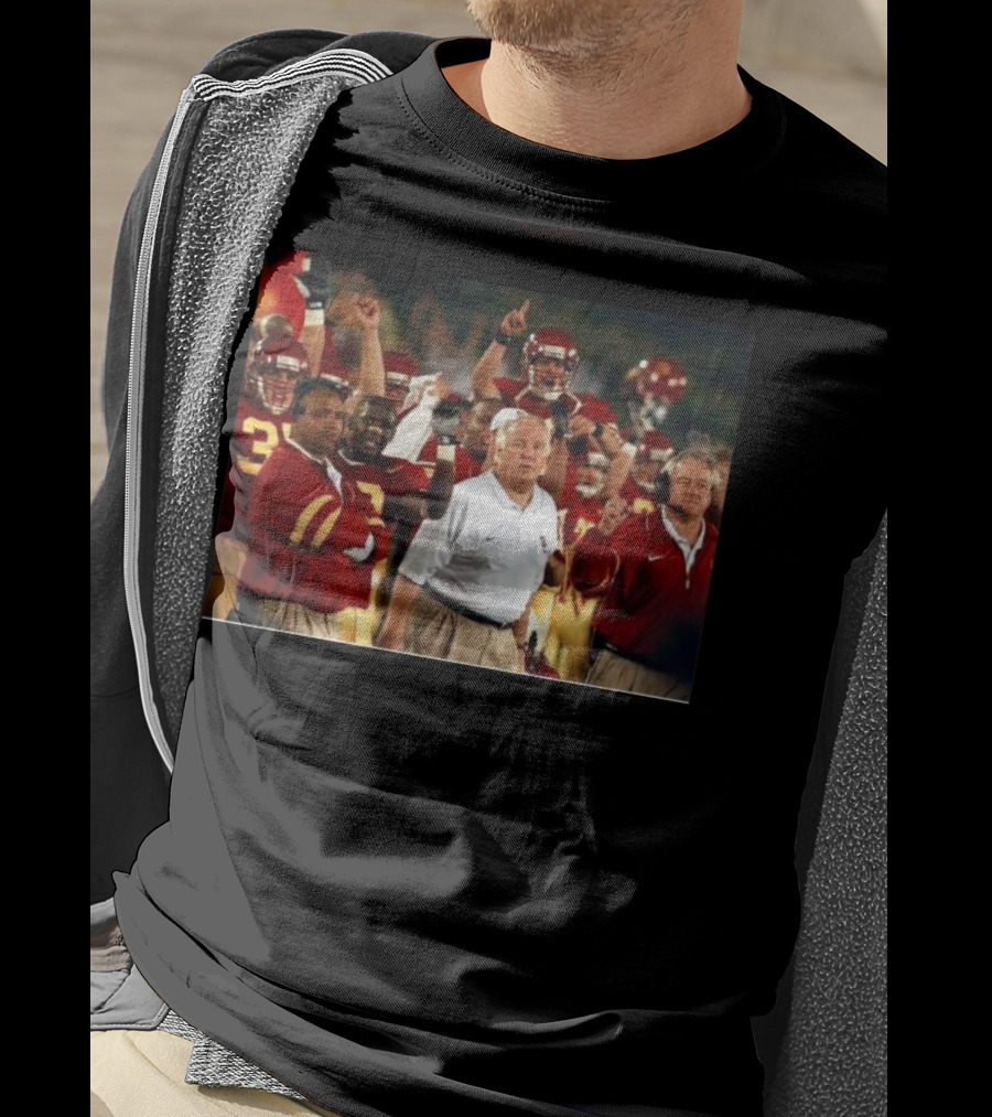 Rip Coach John Robinson Fight On Forever USC Trojans Football Team Victory Celebrations T-Shirt