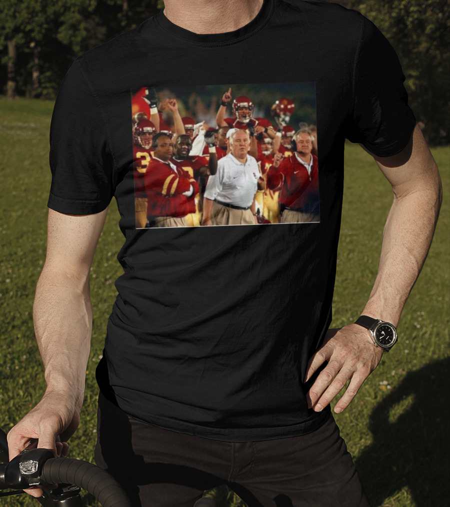Rip Coach John Robinson Fight On Forever USC Trojans Football Team Victory Celebrations T-Shirt
