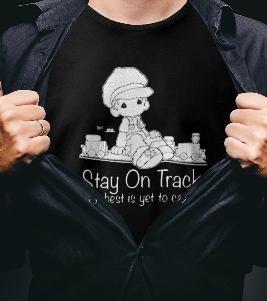 Online Ceramics Stay On Track The Best Is Yet To Come Precious Moments T-Shirt