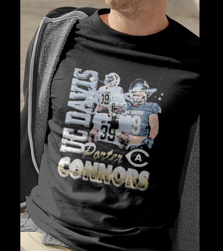 UC Davis Aggies Porter Connors 39 Football 90s T-Shirt