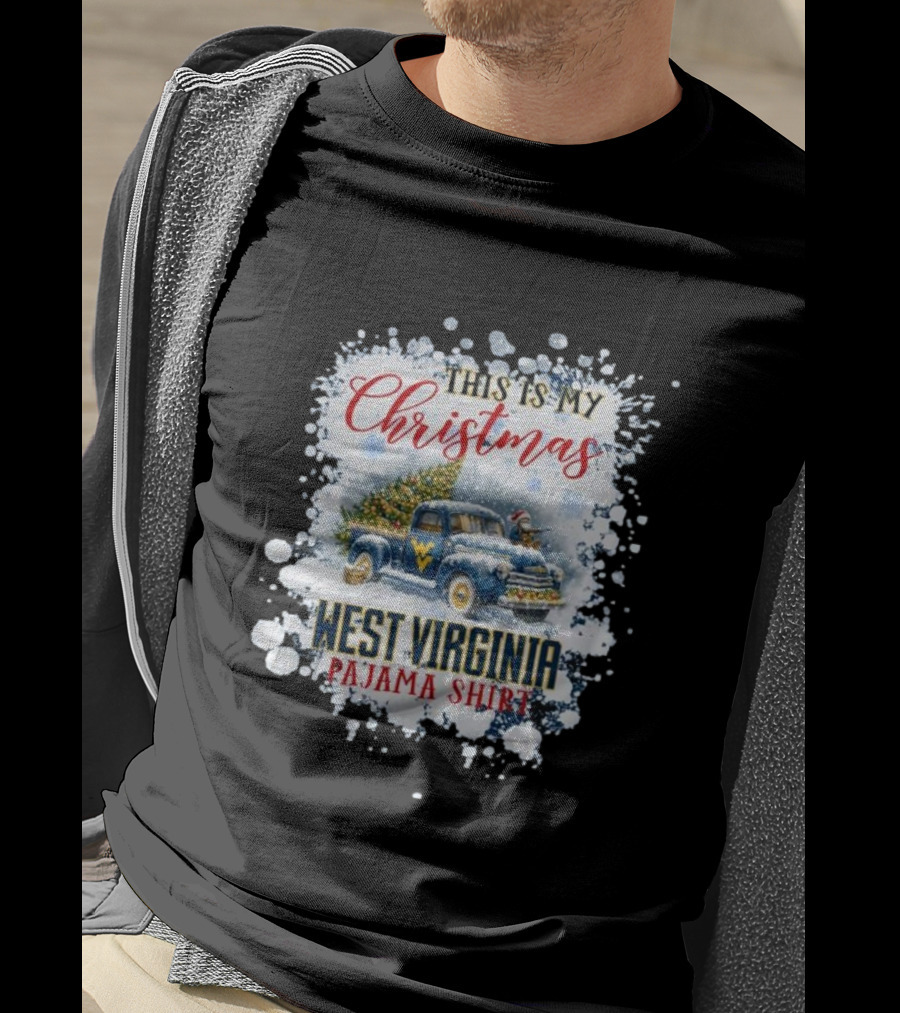 This Is My Christmas West Virginia Pajama T-Shirt