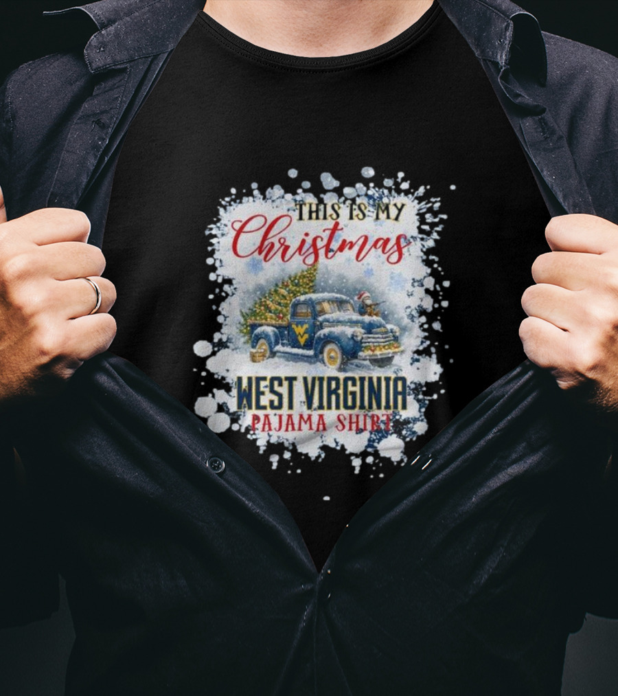 This Is My Christmas West Virginia Pajama T-Shirt