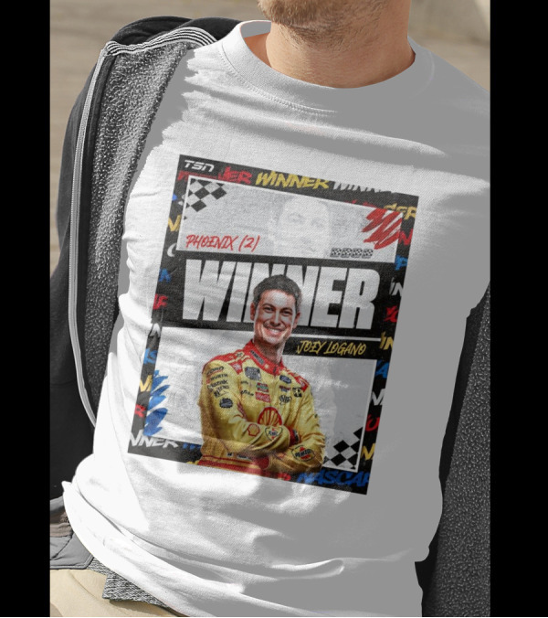 Winner Joey Logano Phoenix NASCAR Cup Series Champion Team Penske 3-Peat T-Shirt