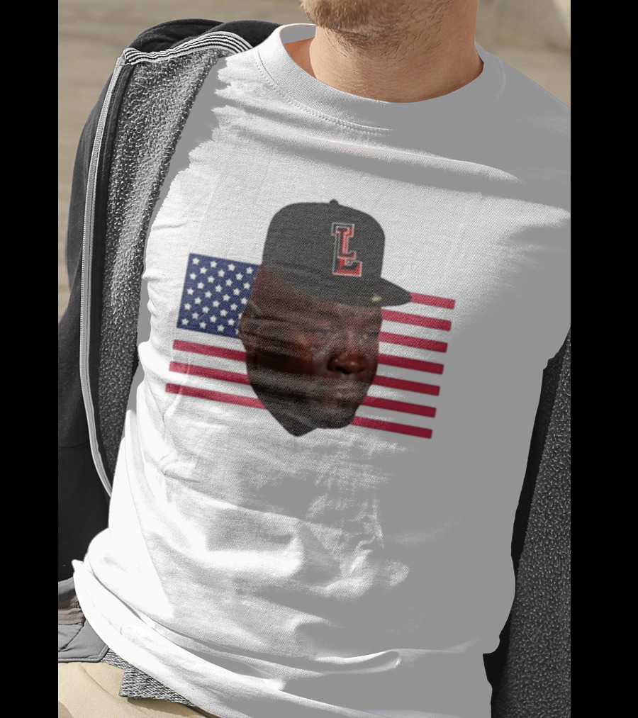 Michael Jordan Crying Meme USA Flag LL Cap T-Shirt