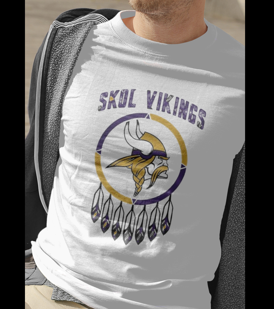 Skol Vikings Minnesota Vikings Native American Heritage Month T-Shirt