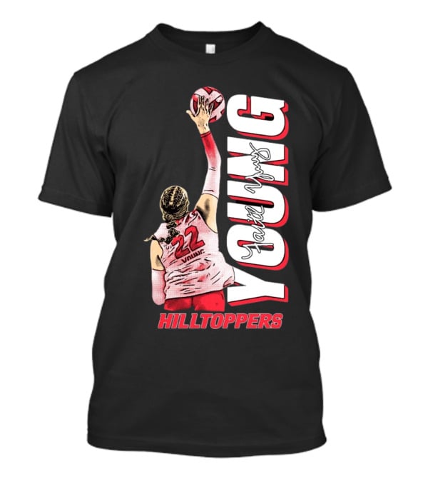 Faith Young Hilltoppers WKU Volleyball 22 Signature T-Shirt