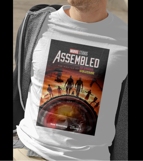 Marvel Studios Assembled The Making Of Deadpool And Wolverine Now Streaming Disney T-Shirt
