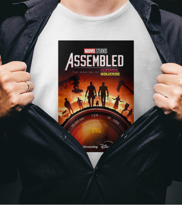 Marvel Studios Assembled The Making Of Deadpool And Wolverine Now Streaming Disney T-Shirt