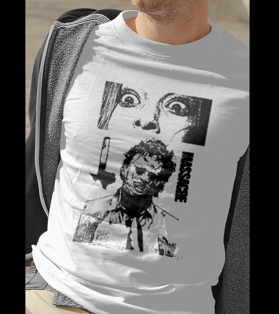 San Antonio Sharpist Texas Chainsaw Massacre Face Horror T-Shirt