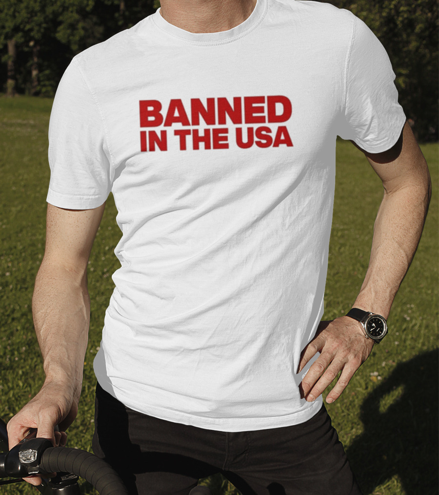 Banned In The USA Venus Sherwood Wearing T-Shirt