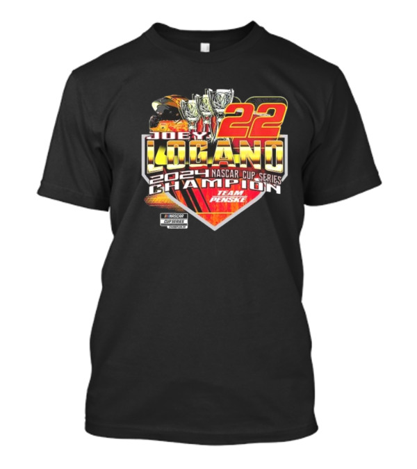 Joey Logano 22 NASCAR Cup Series 2024 Champion Team Penske T-Shirt
