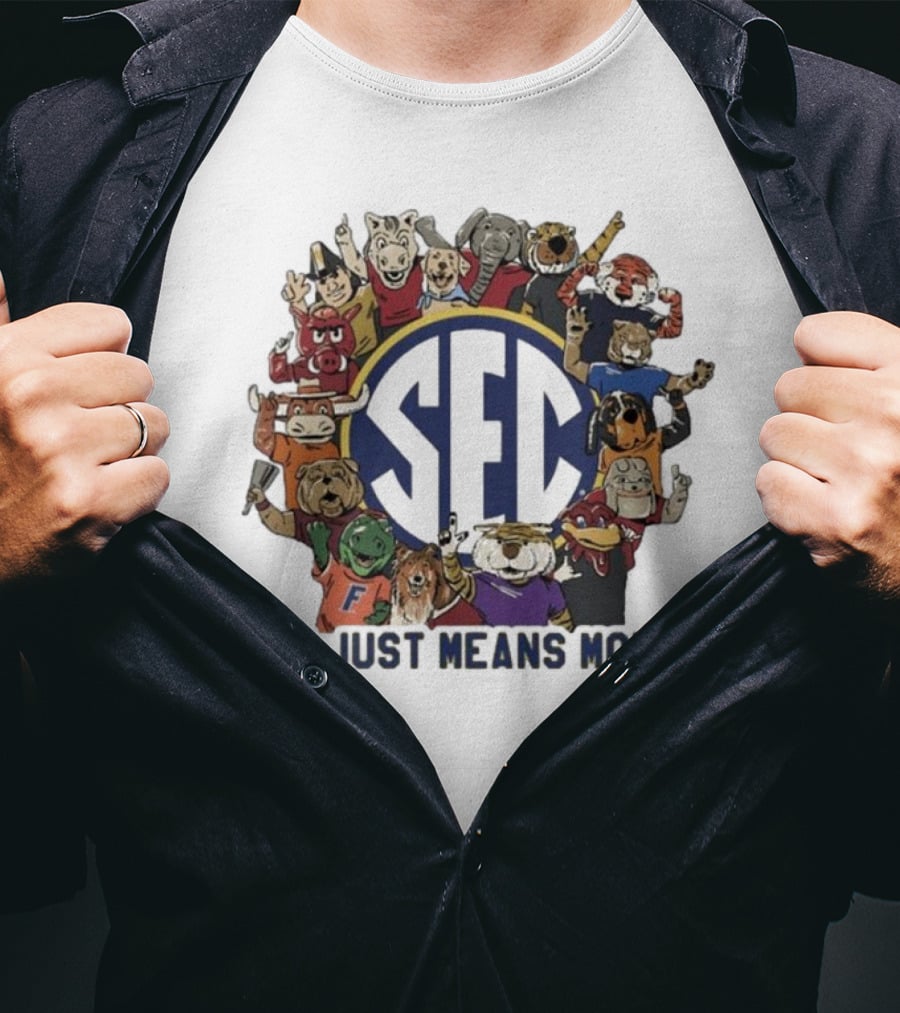 LSU SEC Animal Mascots It Just Means More T-Shirt