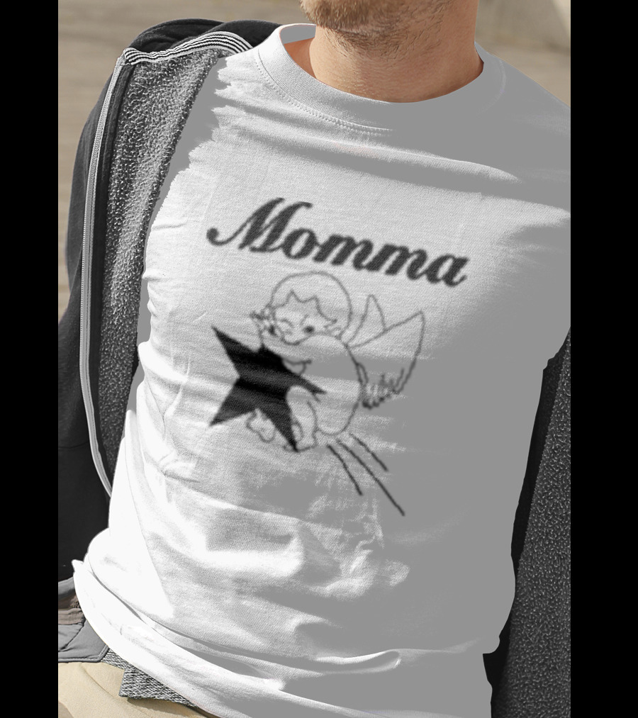Momma Angel Holding Star T-Shirt