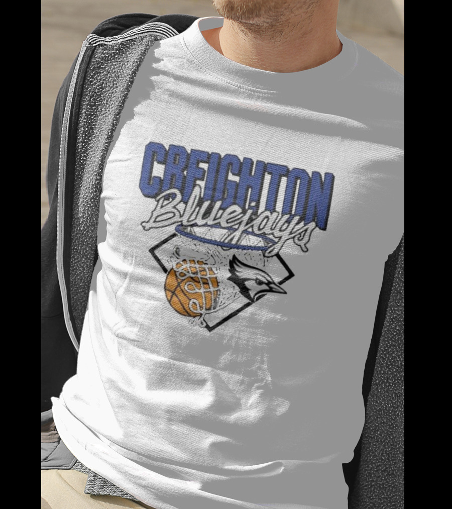 Creighton Bluejays Basketball Nothing But Net T-Shirt