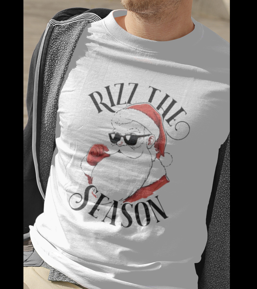 Rizz The Season Santa Claus Christmas T-Shirt