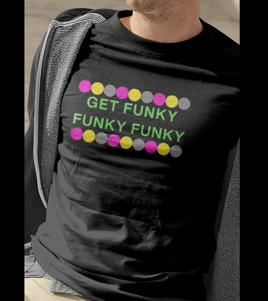 Get Funky Funky Funky Neon Circle T-Shirt