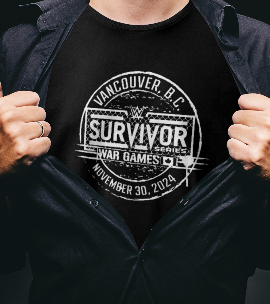 Vancouver B.C. Survivor Series War Games WWE November 30 T-Shirt