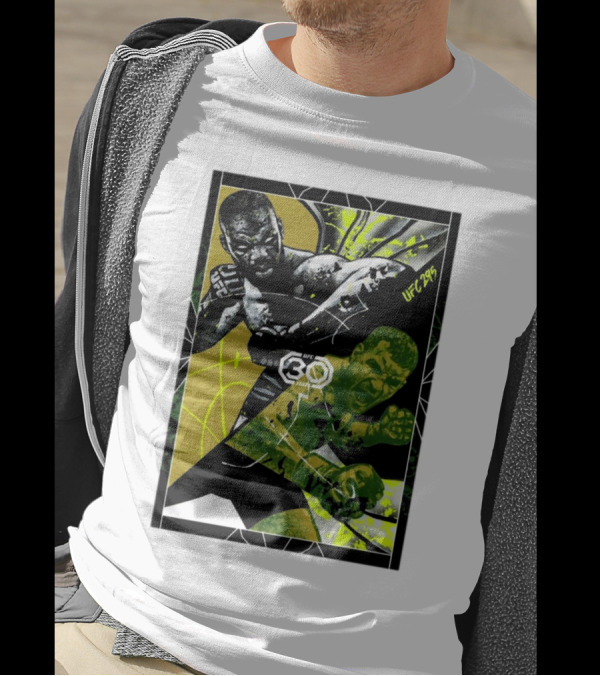 Bones Vs Stipe UFC 30 Years UFC 295 Poster Anniversary Edition T-Shirt