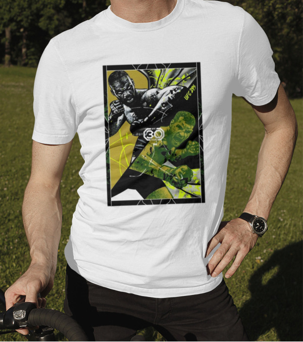 Bones Vs Stipe UFC 30 Years UFC 295 Poster Anniversary Edition T-Shirt