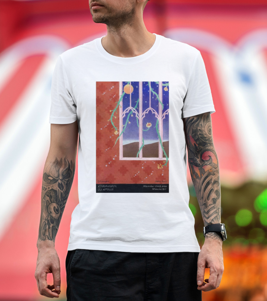 KHRAUNGBIN O2 Apollo Manchester November 17-18 2024 Window T-Shirt