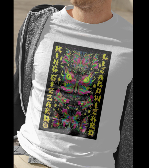 King Gizzard And The Lizard Wizard New Orleans November 17 2024 Event Poster Psychedelic T-Shirt