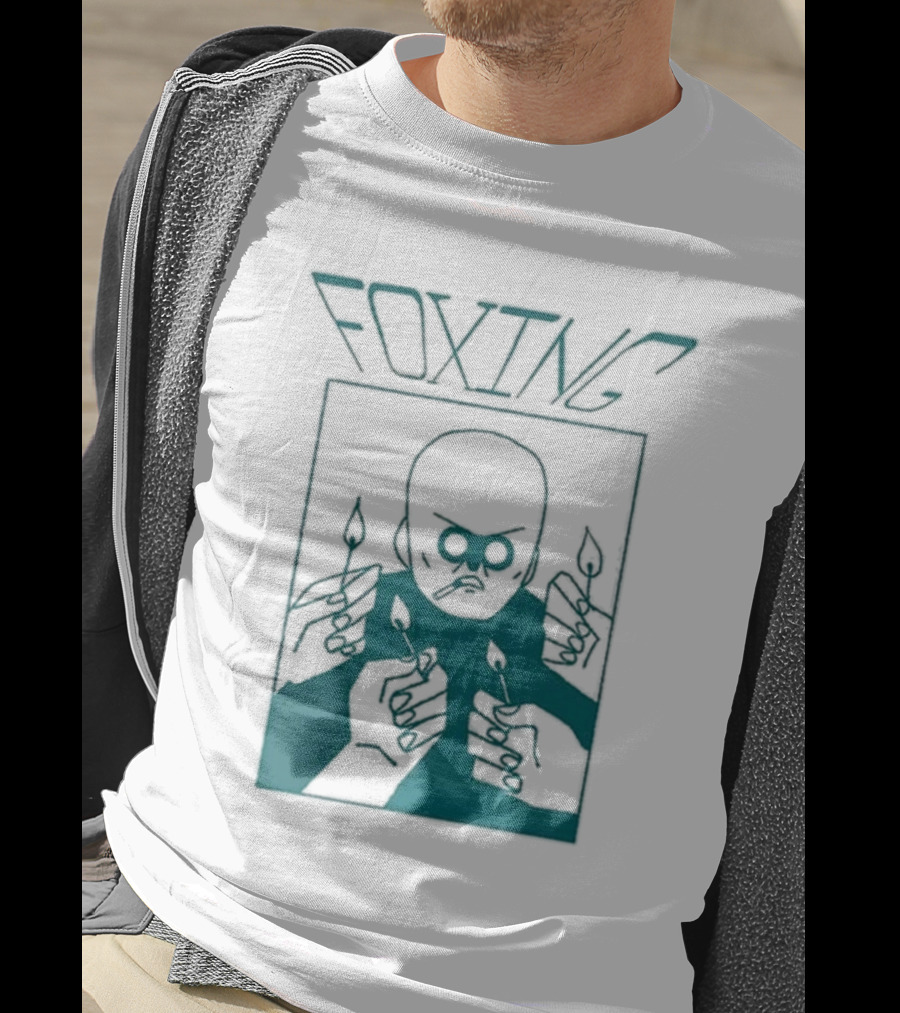 FOXING Cigman White Mysterious Smoker With Matches T-Shirt