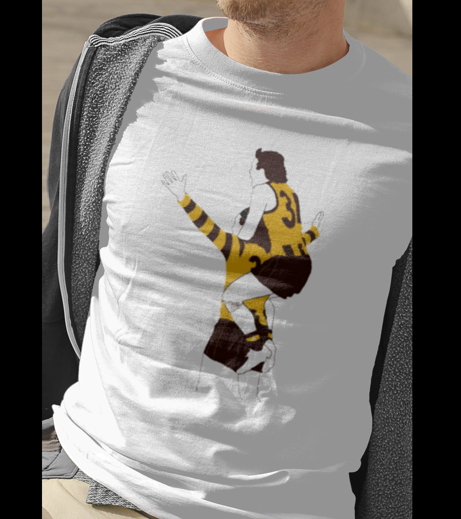 Ginny X Watto Classic Football Celebration Yellow And Black Stripes T-Shirt