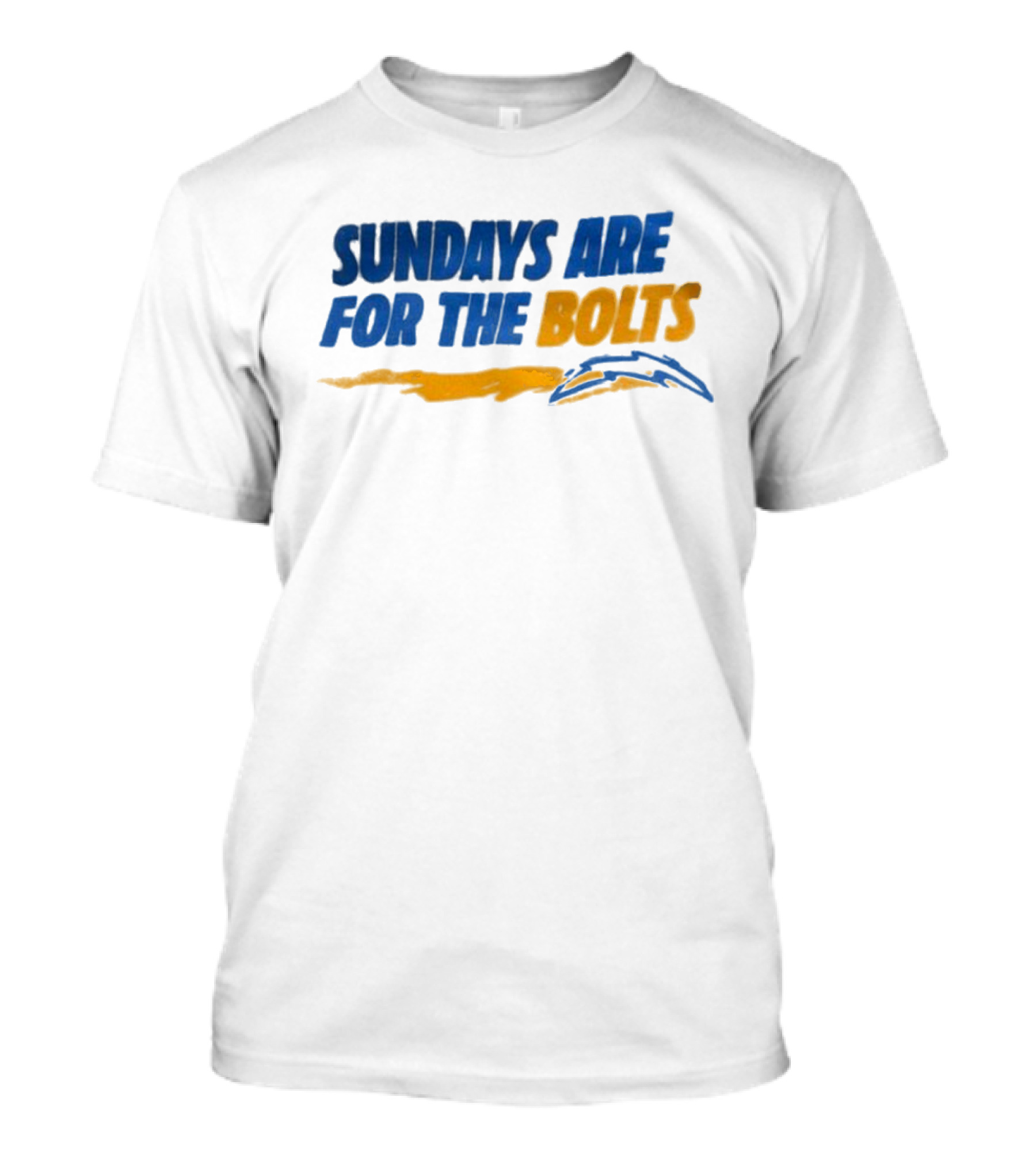 Sundays Are For The Bolts Los Angeles Chargers Fan Spirit T-Shirt