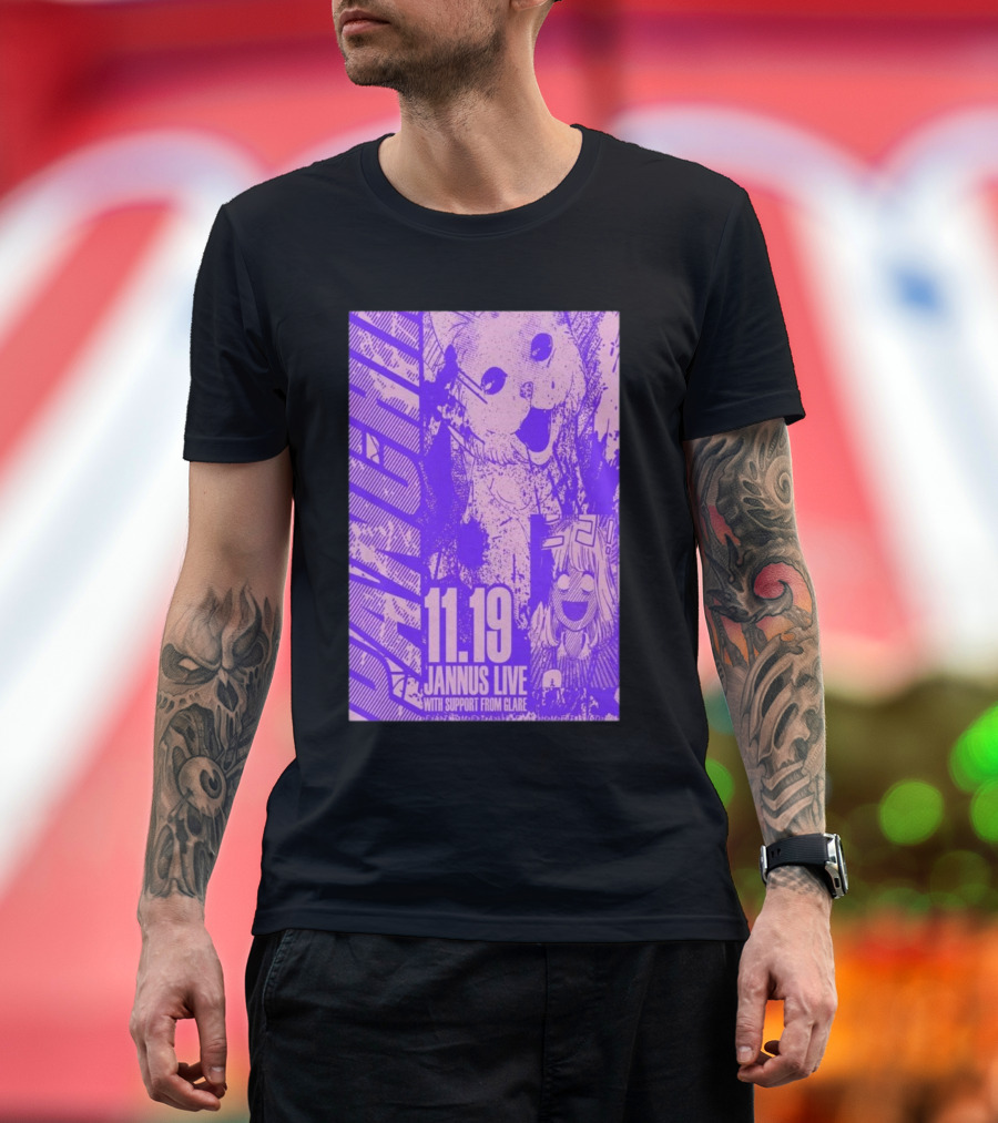 Panchiko Jannus Live 11.19 St Petersburg FL With Support From Glare T-Shirt