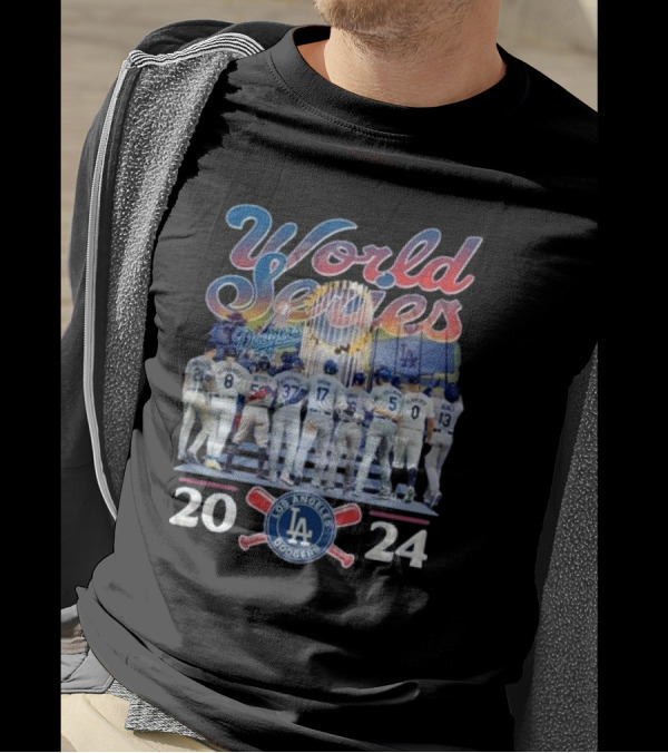 World Series 2024 Champions Los Angeles Dodgers Team T-Shirt