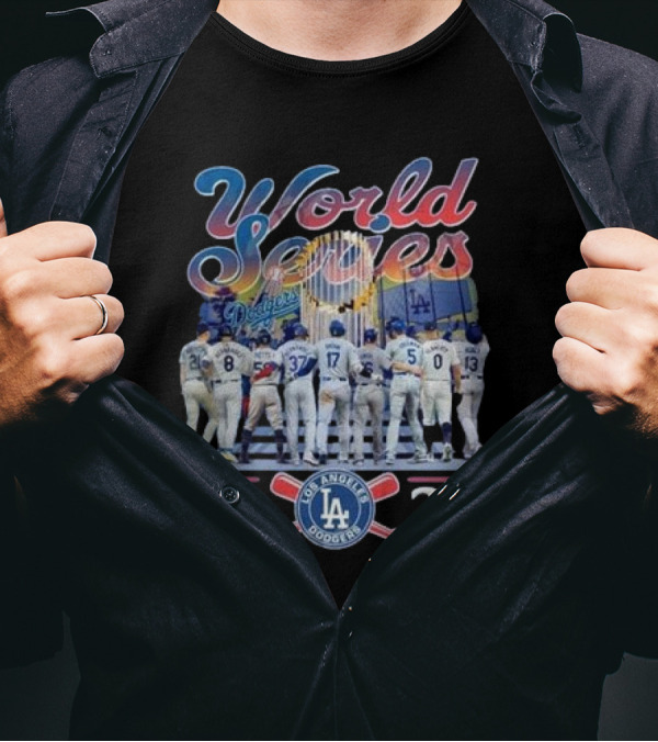 World Series 2024 Champions Los Angeles Dodgers Team T-Shirt