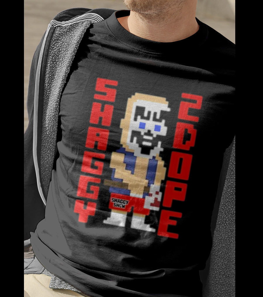 Shaggy 2 Dope Retro Pixel Art From The Shaggy Show Video-game T-Shirt
