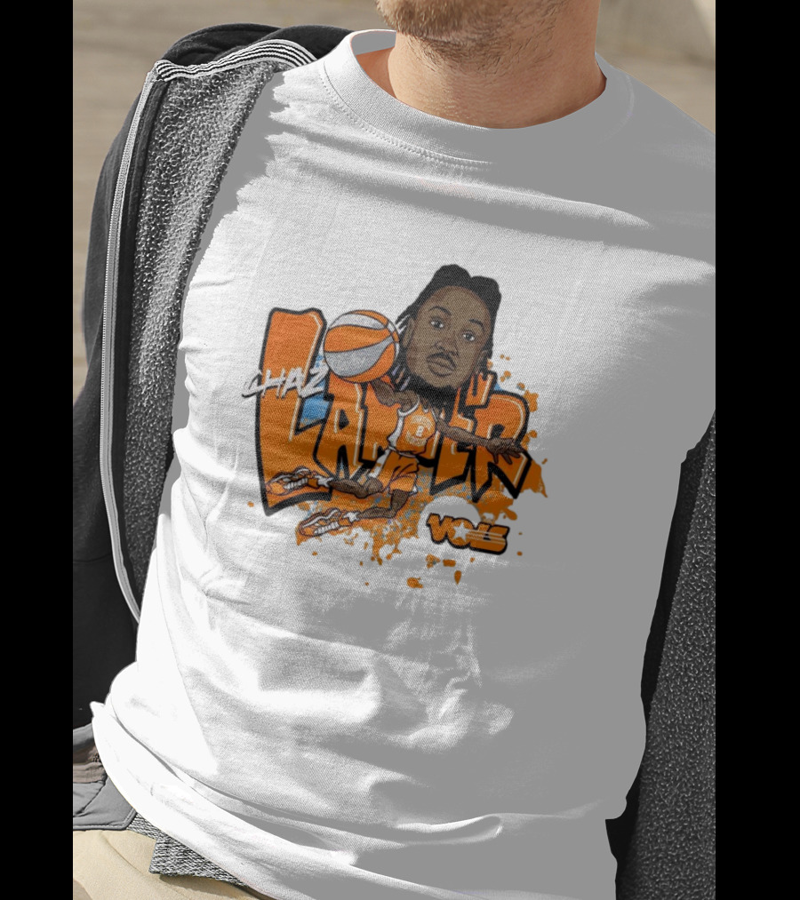 Chaz Lanier Tennessee Vols Basketball Caricature NCAA Volunteers T-Shirt