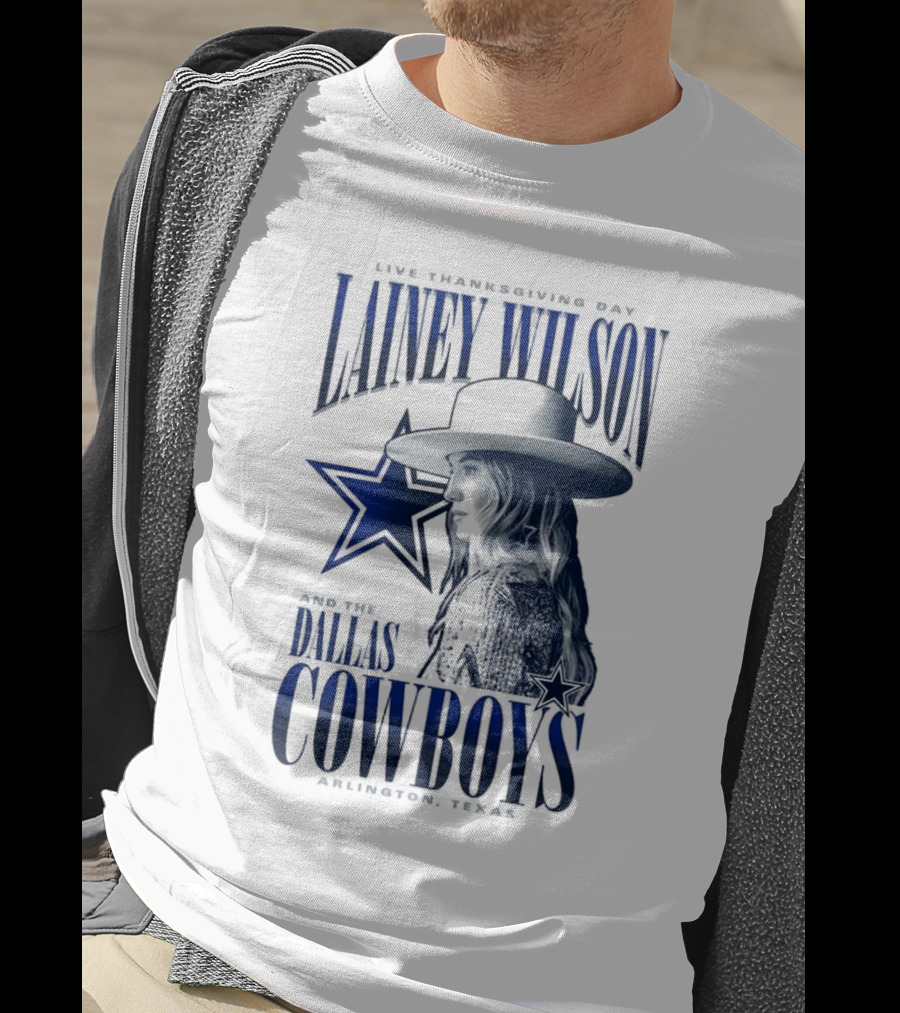 Lainey Wilson Live Thanksgiving Day With Dallas Cowboys Arlington Texas T-Shirt