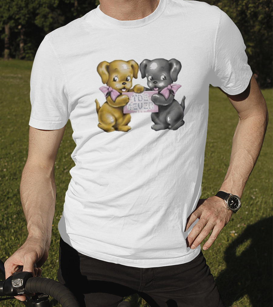 Tde Forever The Driver Era Cute Puppy Duo With Bows T-Shirt