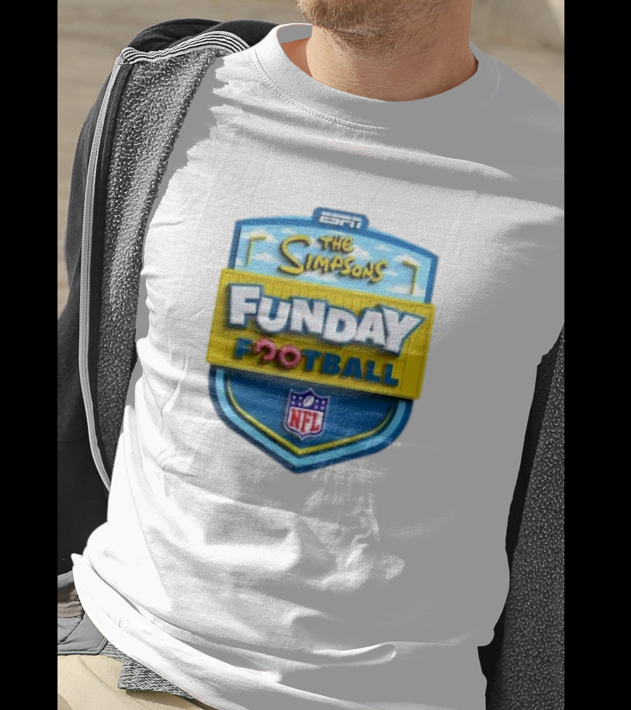 ESPN The Simpsons Funday Football NFL T-Shirt